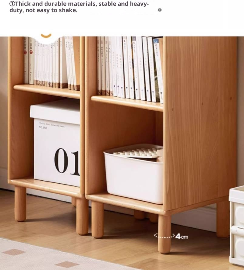 Beech Solid Wood Capacity Bookcase