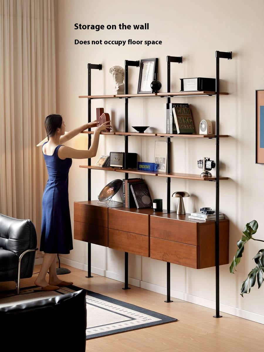Poplar Solid Wood Bauhaus Bookshelf
