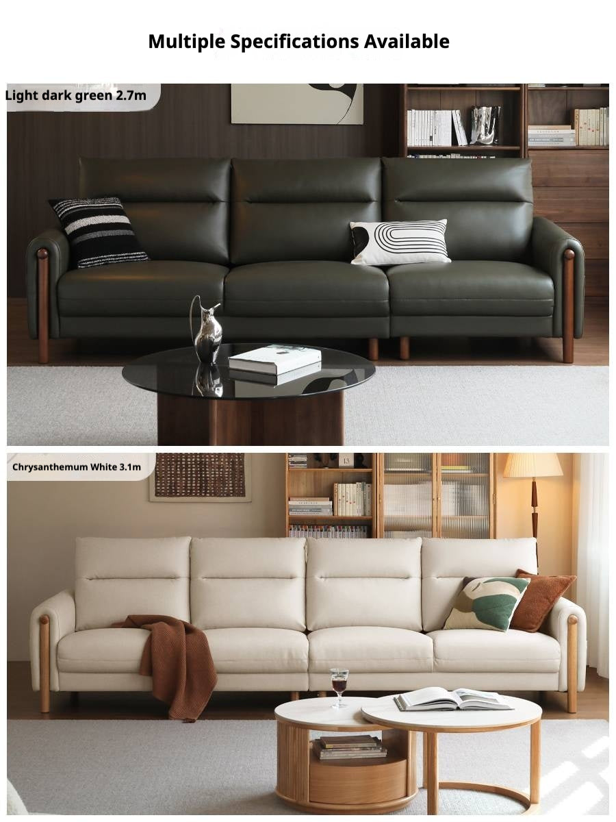 Fabric Straight Sofa Modern Simple.