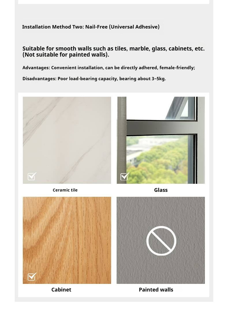 Beech, Acacia Solid Wood Hanging Clothes and Hat Rack