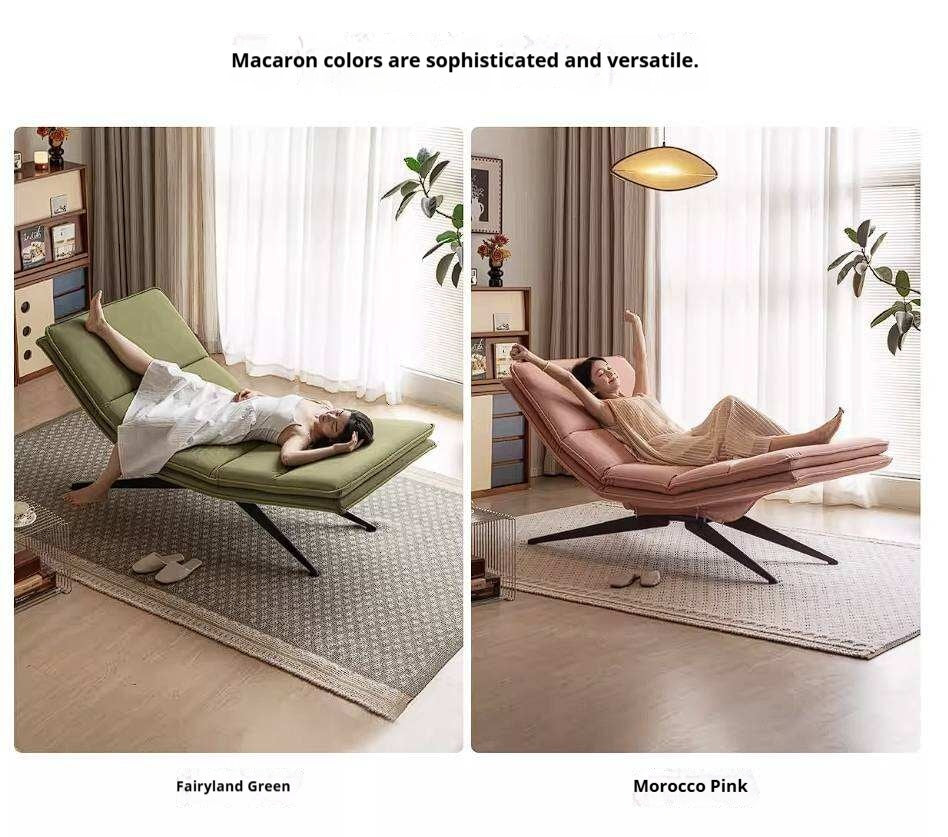 Modern Adjustable Power Reclining Chaise Lounge Chair for Yoga and Relaxation