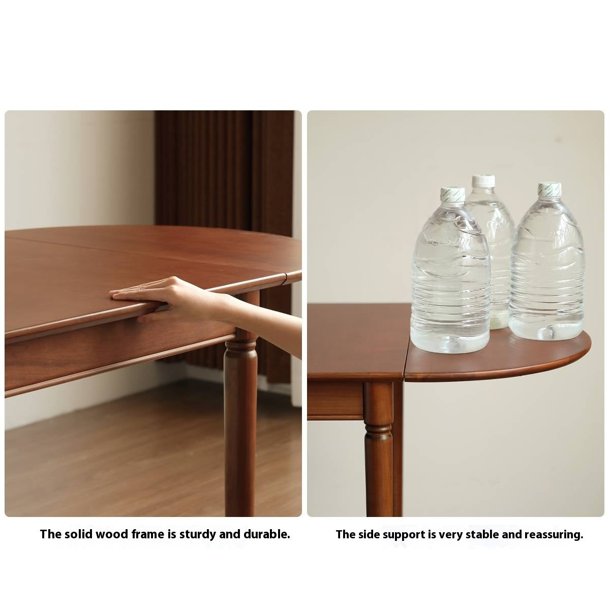 Tulipwood Solid Tulipwood Retro Dining Table