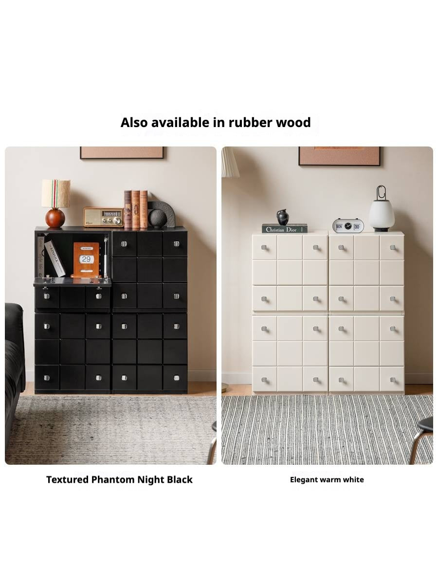 Poplar , Rubber Solid Wood Retro Style Side Cabinets.