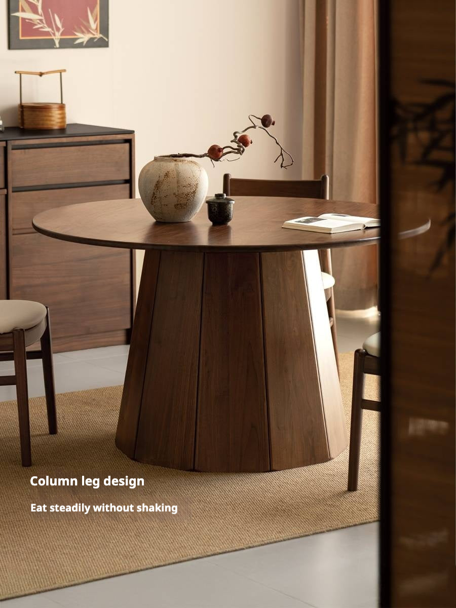 Ash, Black Walnut Solid Wood Modern Large Dining Table