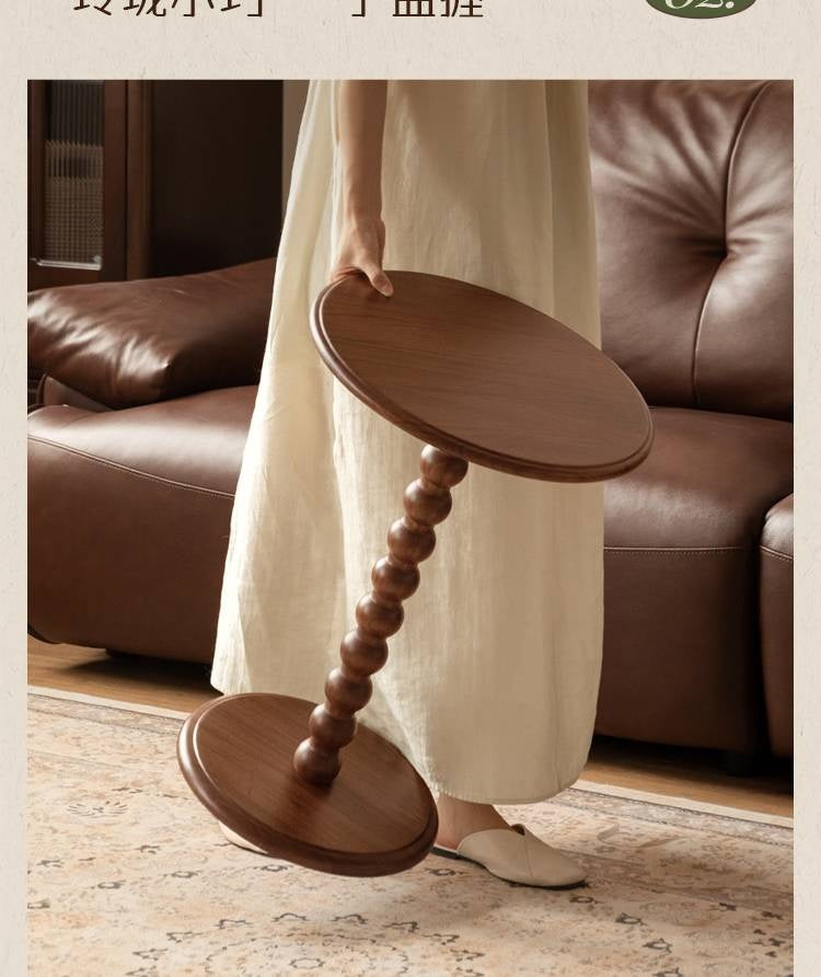 Black Walnut Solid Wood American Retro Style Side Table