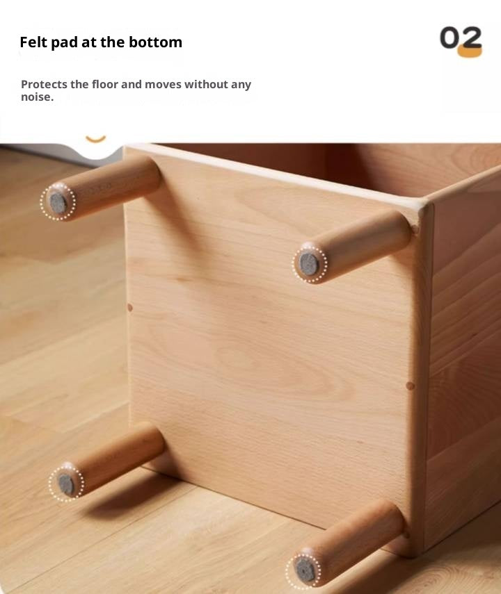 Beech Solid Wood Capacity Bookcase