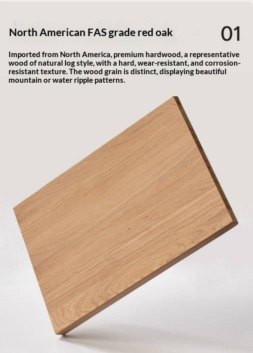 Oak Solid Wood Telescopic Vanity Table