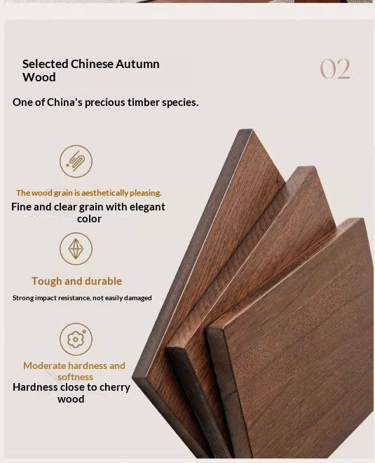 Catalpa Solid Wood Modern Chest of Drawers