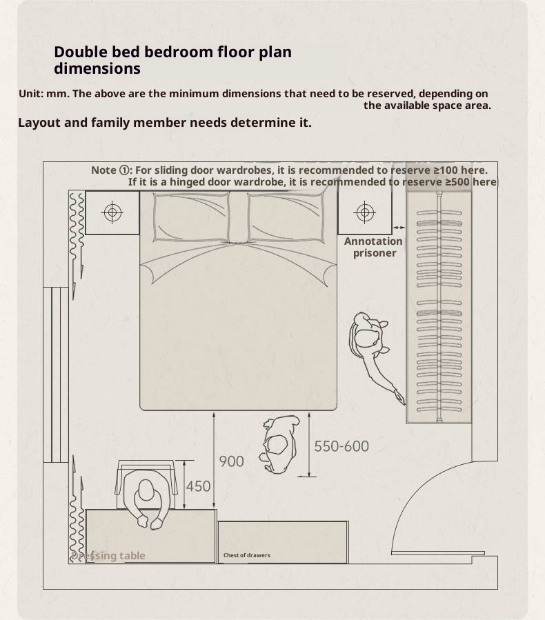 Ash Solid Wood Bed Vintage Style