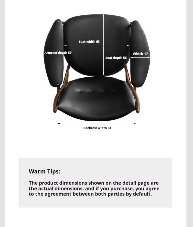 Ash Solid Wood Modern Designer Lounge Chair
