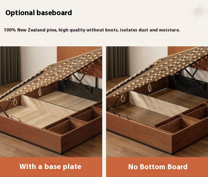 Poplar Solid Wood Bauhaus Box Bed