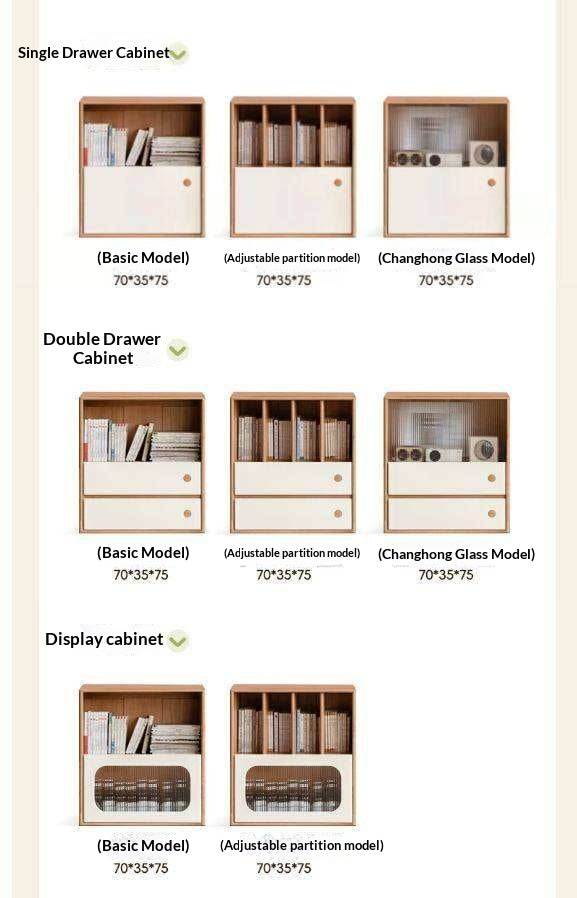 Oak, Beech Solid Wood Cream Style Module Combination Bookcase