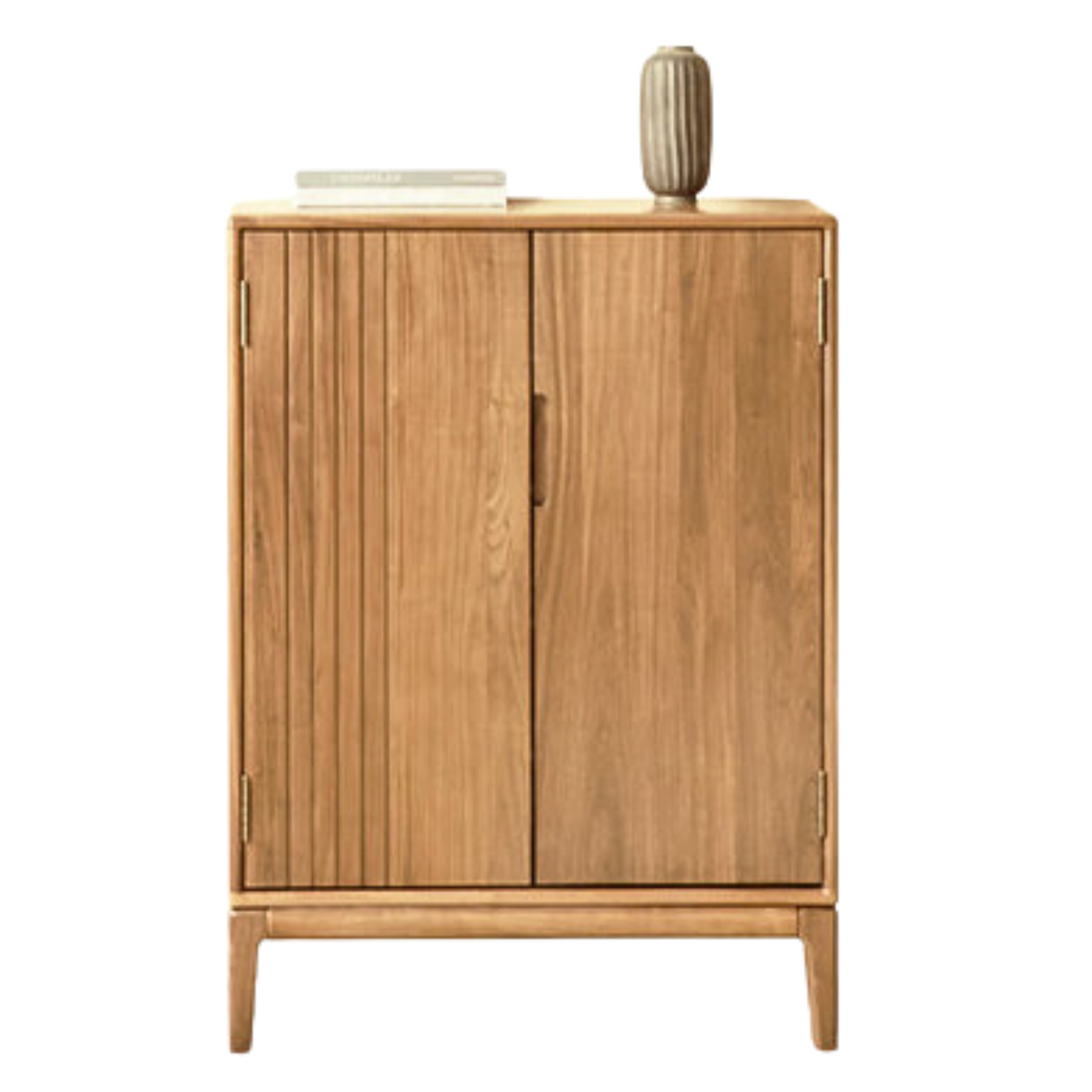 Ash Solid Wood Storage Shoe Cabinet
