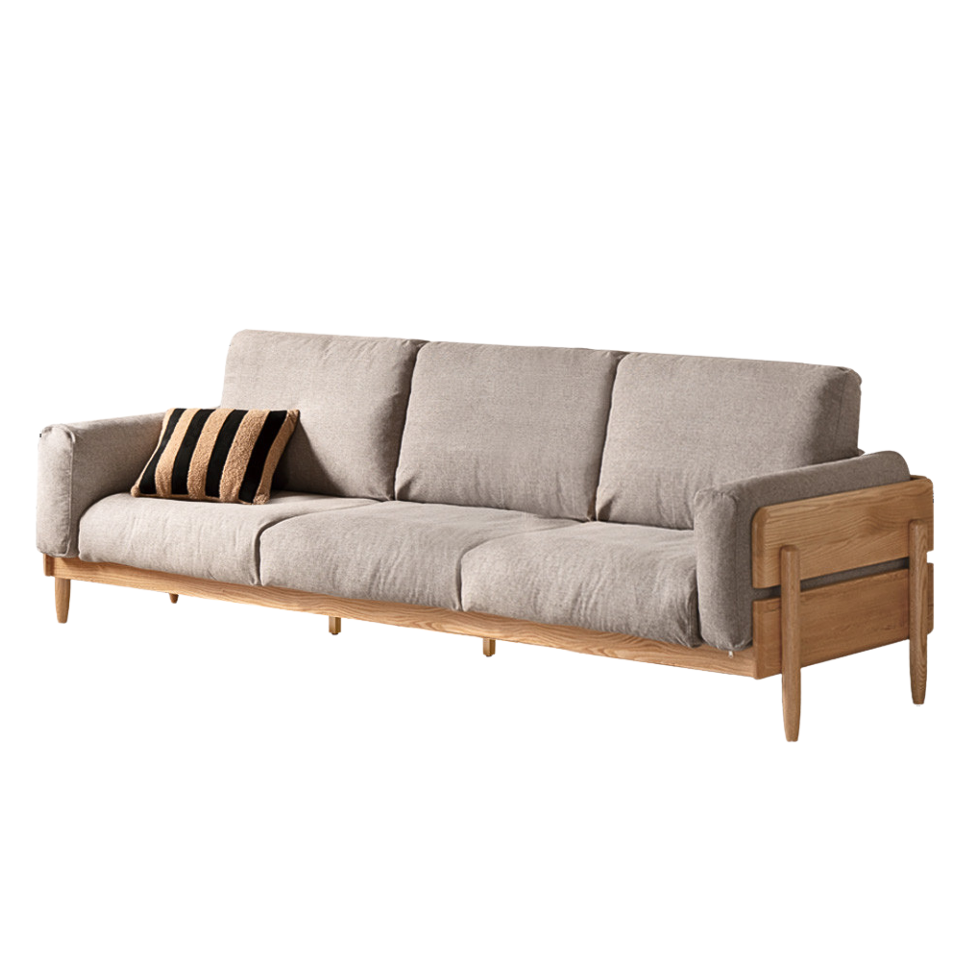 Cherry, Oak Solid Wood Antique Style Sofa.