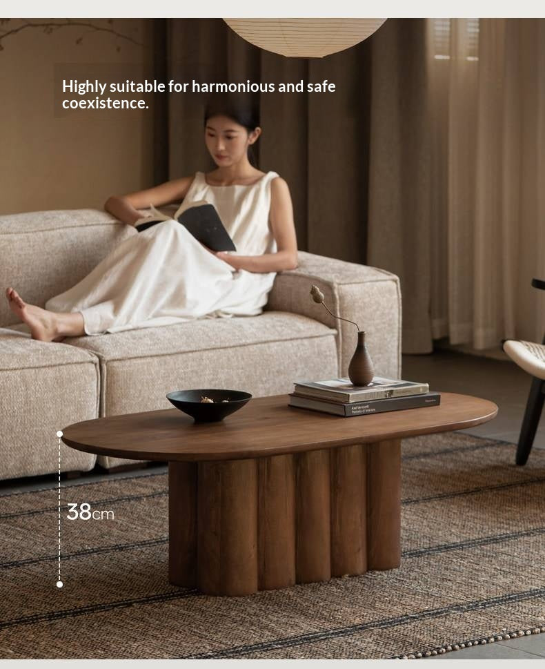 Mango Solid Wood Wabi Sabi Style Coffee Table