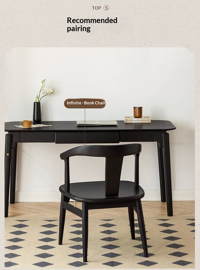 Oak Solid Wood Modern Simple Computer Desk