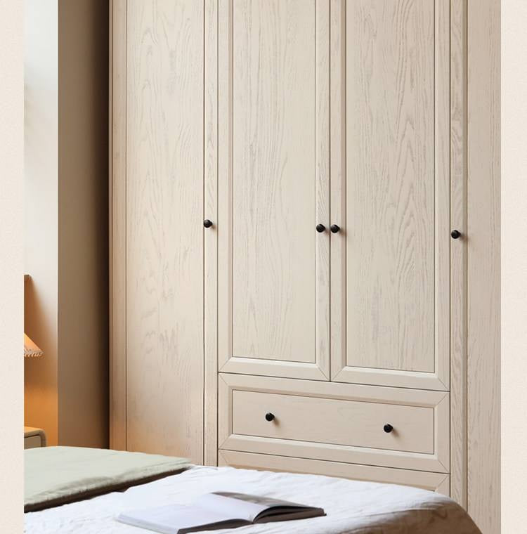 Ash Solid Wood American Style Wardrobe