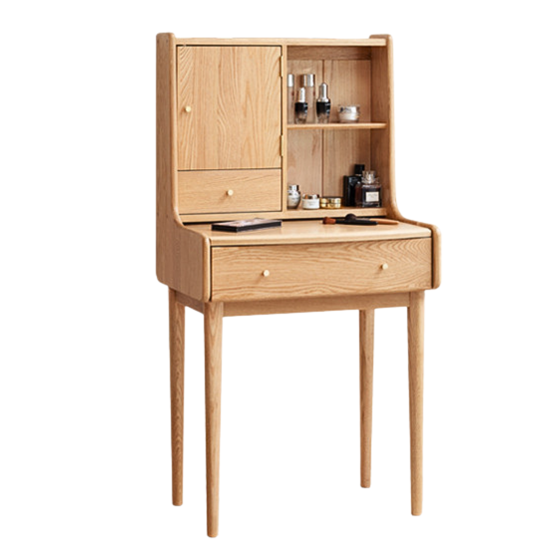 Ash, Oak, Black Walnut Solid Wood Dressing Table.