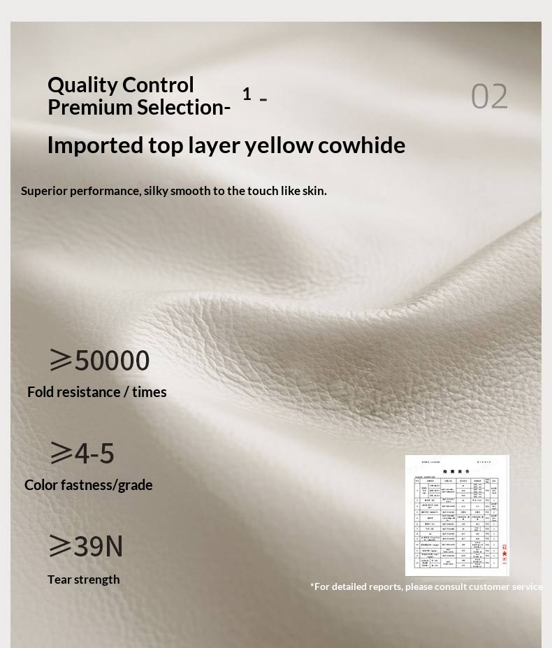 Oak Solid Wood Bed — Italian Light Luxury with White Genuine Leather and Soft Backrest