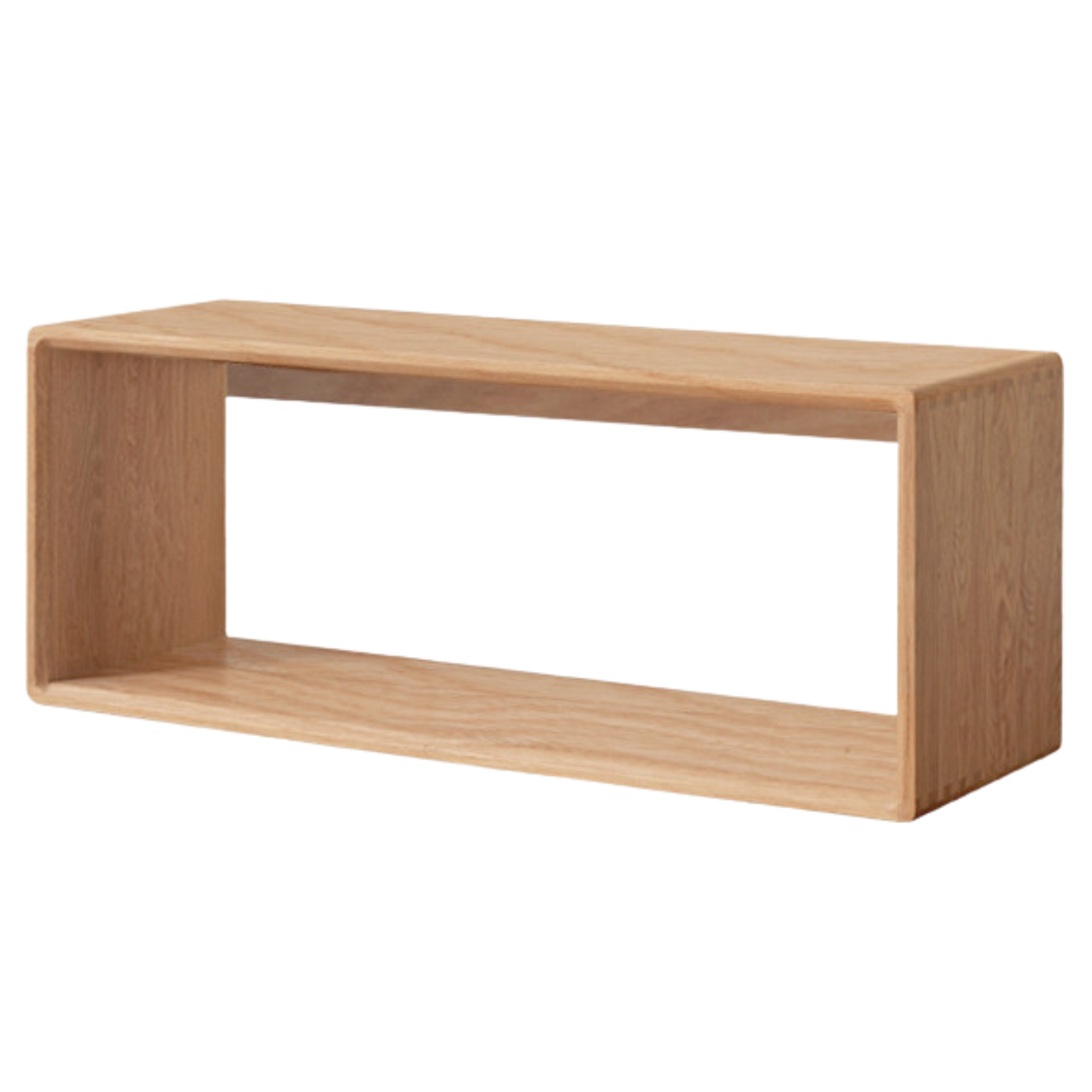 Black Walnut, Oak Solid Wood Small Combination Bookcase.