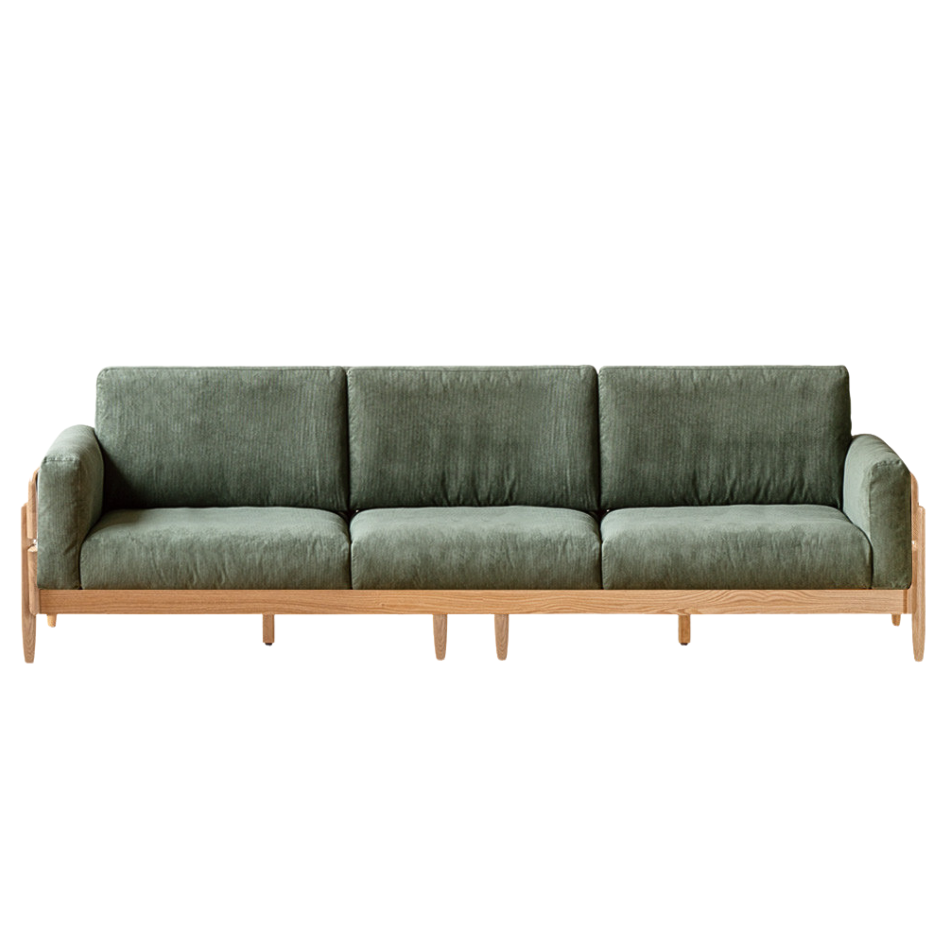 Cherry, Oak Solid Wood Antique Style Sofa.