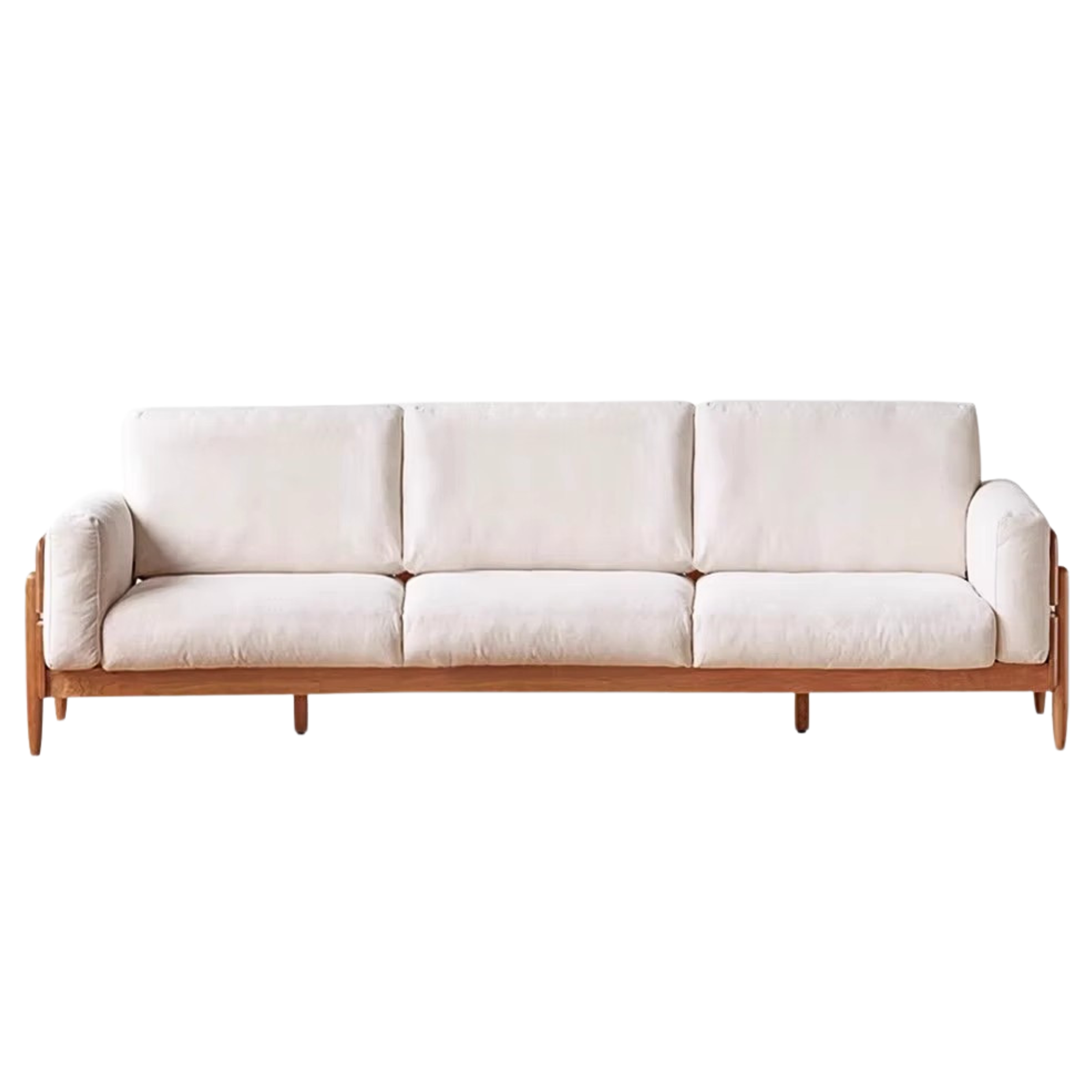 Cherry, Oak Solid Wood Antique Style Sofa.