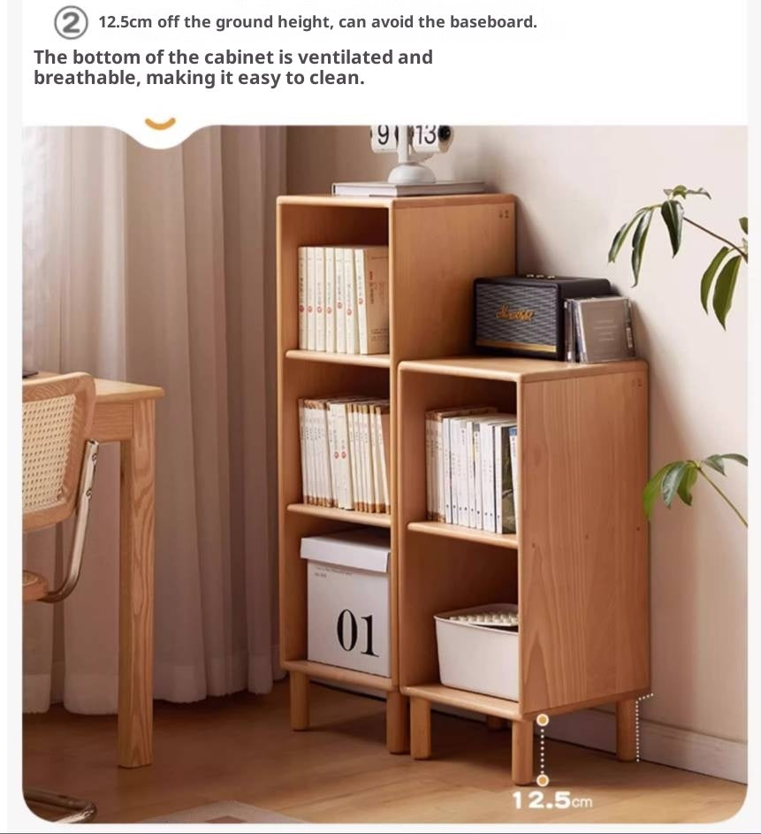 Beech Solid Wood Capacity Bookcase