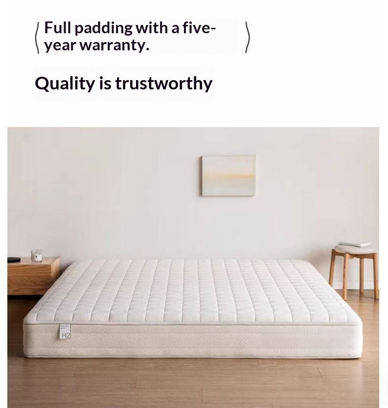 Zero-Glue Certified Natural Latex and Jute Mattress — Spring, Firm, Thick 22 cm