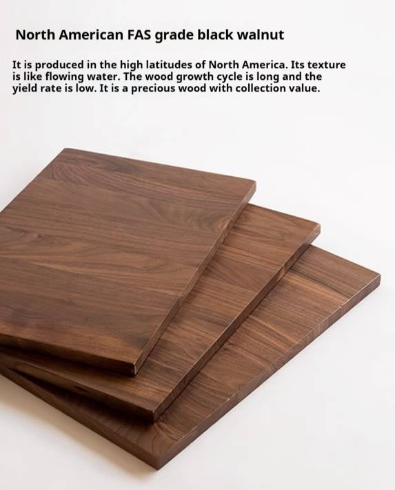 Black Walnut, Sandalwood Solid Wood Light Luxury Vanity Table.