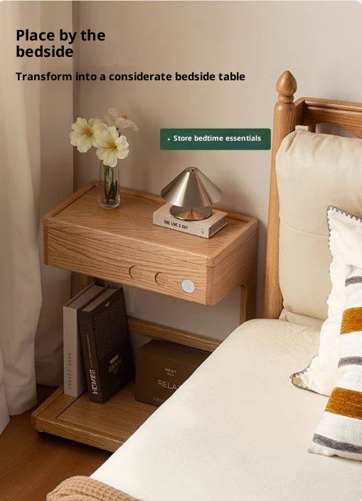 Oak Solid Wood Original Wood Style Side Table