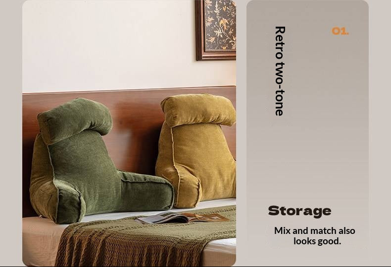 Headboard with Large Upholstered Reading Backrest