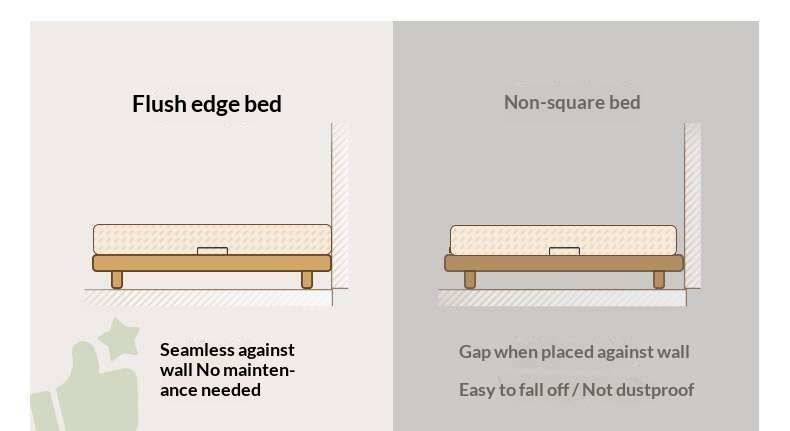 Oak Solid Wood Storage Bed with Gas Lift and Flat Panel Headboard