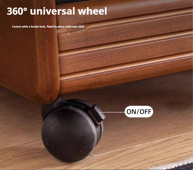 Poplar Solid Wood Antique Style Side Table