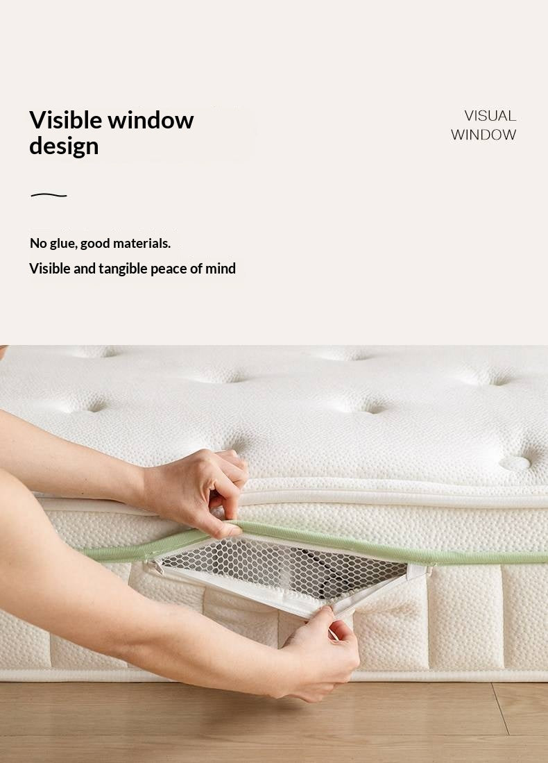 Zero-Glue Lily of the Valley Independent Spring Thick Mattress — Memory Foam, Anti-Mite Latex Support