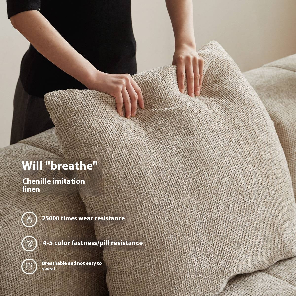 Modular Chenille Sofa – Modern Casual Free-Combination Sectional