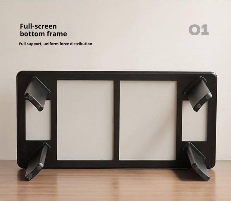 Oak Solid Wood Modern Cave Stone Rock Plate Dining Table