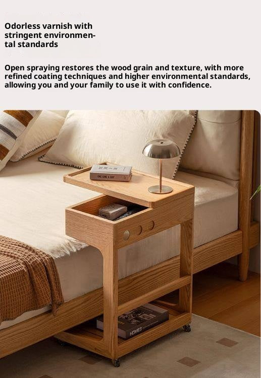 Oak Solid Wood Original Wood Style Side Table