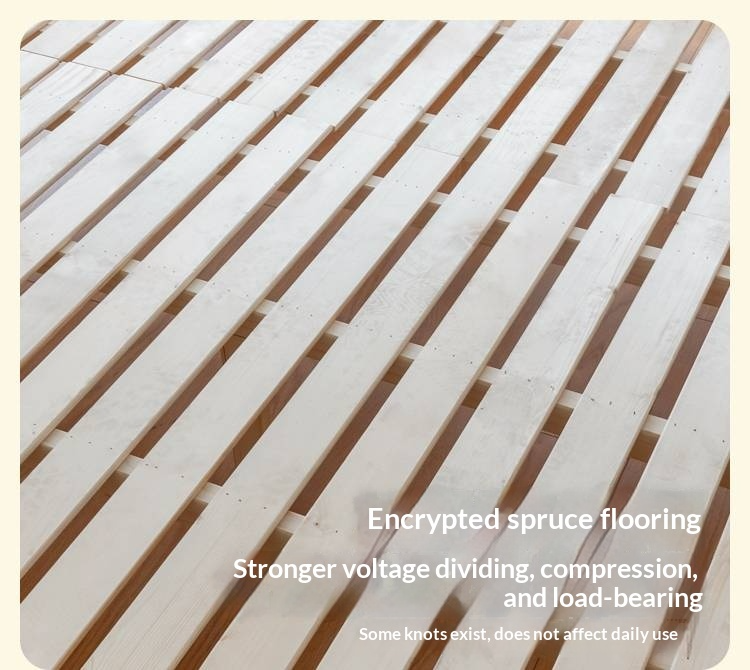 Rubberwood Solid Wood Children's Princess Storage Bunk Bed