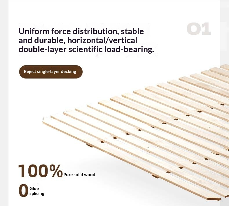 Black Walnut Solid Wood Genuine Leather Upholstered Bed