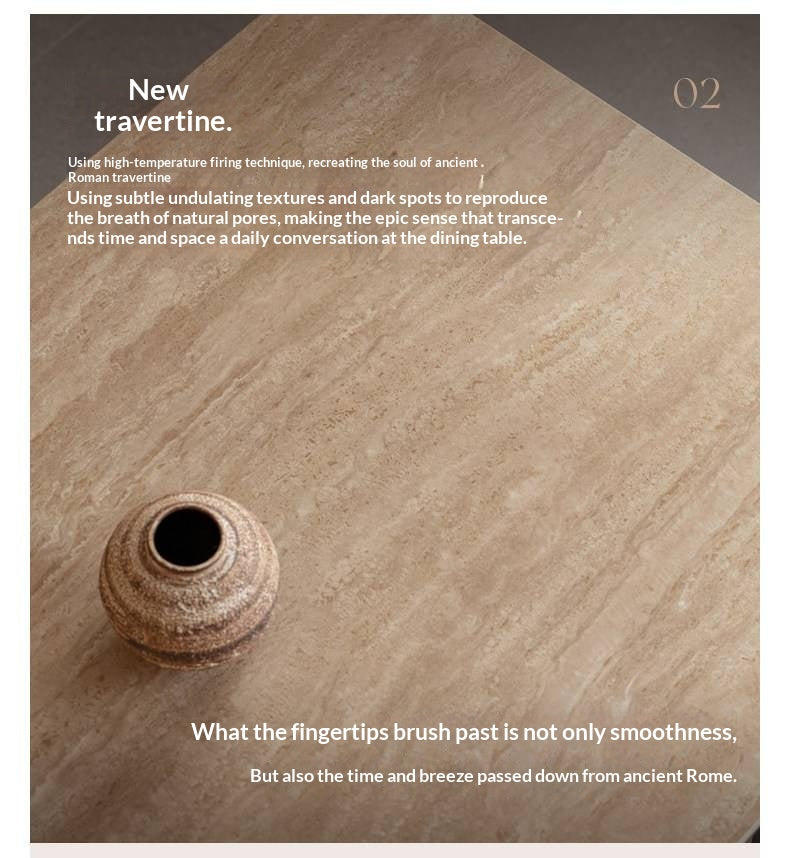 Solid Longan Hardwood Slab Dining Table with Antique-Inspired Retro Design