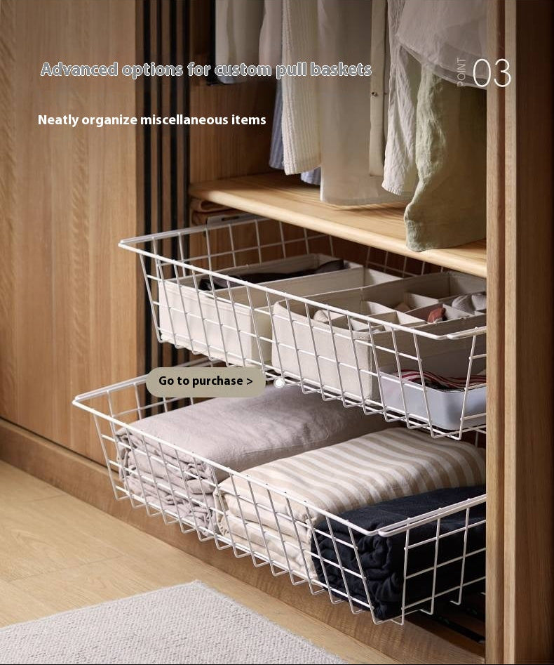 Oak Solid Wood Modern Double Door Wardrobe