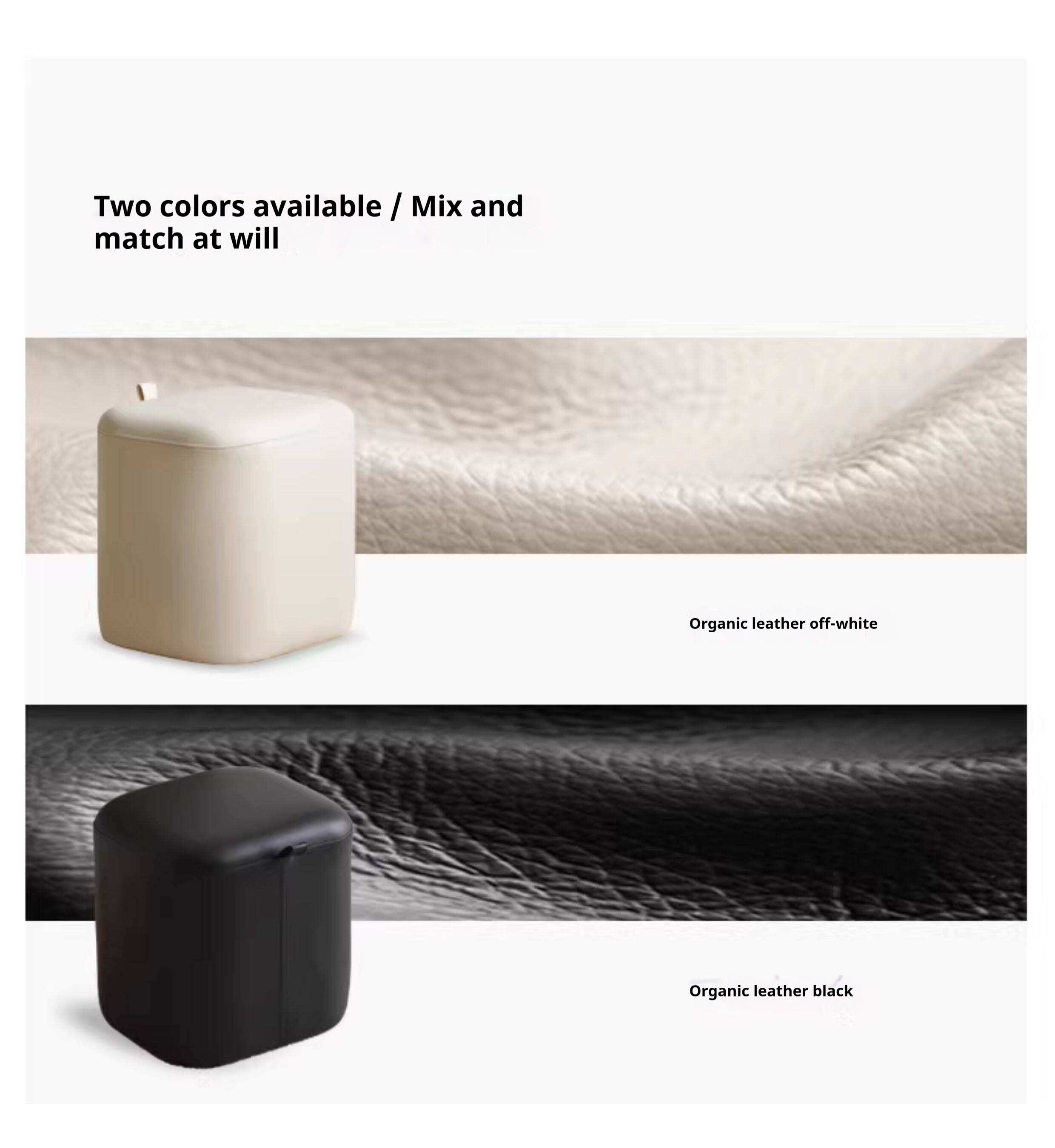 Makeup Stool Organic Leather