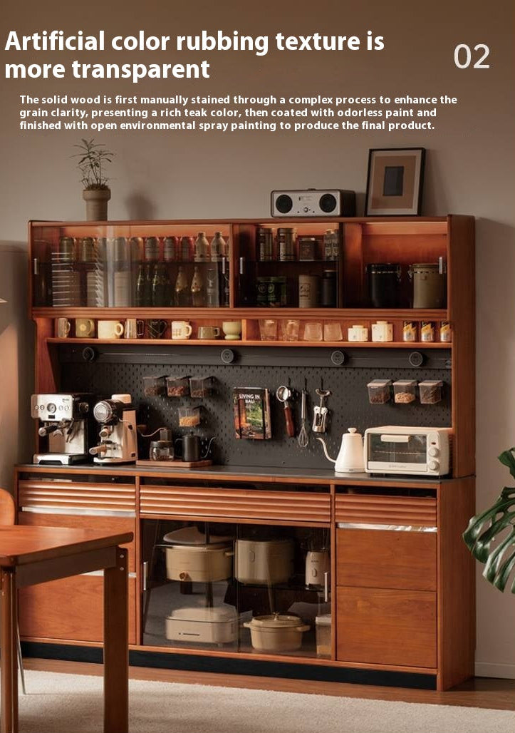 Tulipwood Solid Wood Bauhaus Rock Plate Sideboard