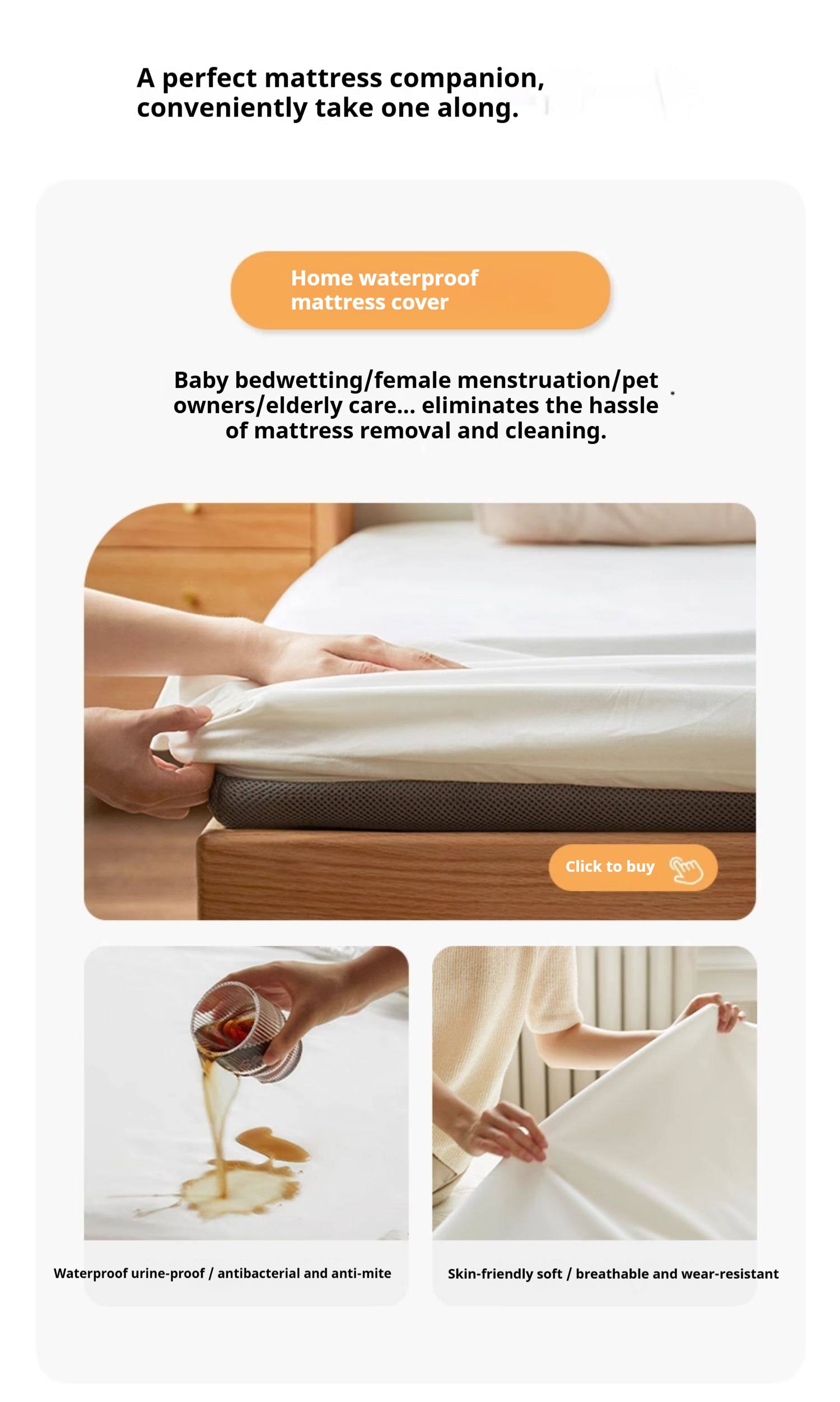 Children's Glue-Free Natural Jute Mattress — Back Support and Hard for Teenagers