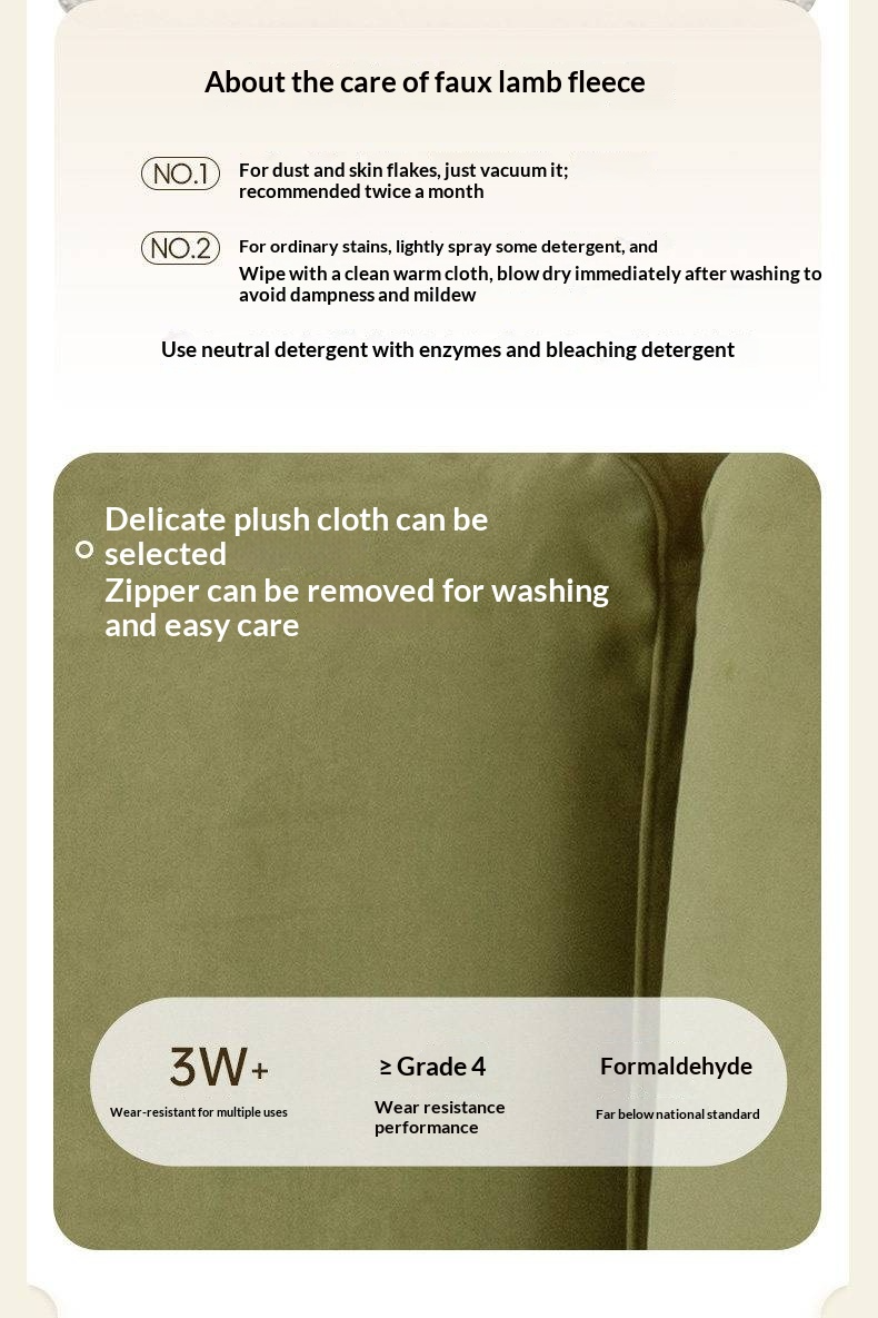 Cherry Solid Wood Upholstered Bed — Platform Bed, Headboard-Free Bed Floor Style, Simple Floating Bed