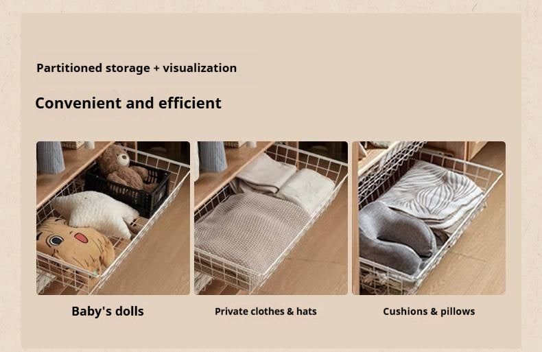 Black Walnut Solid Wood Wardrobe In Vintage Style