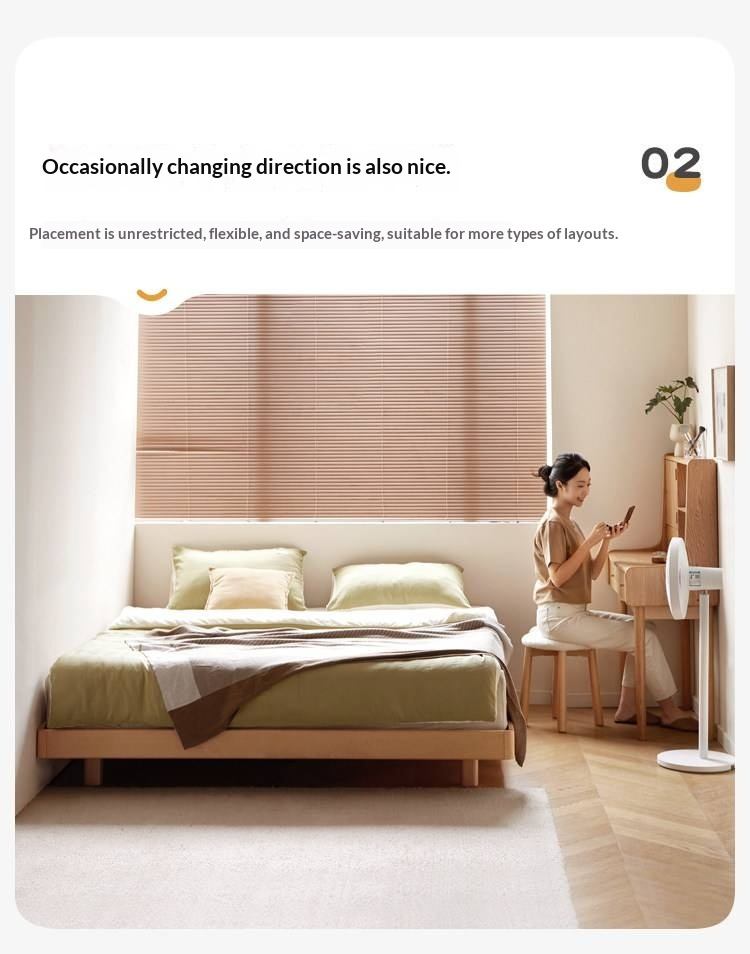 Beech Solid Wood Modern Minimalist Floating Platform Bed — Headboard-Free