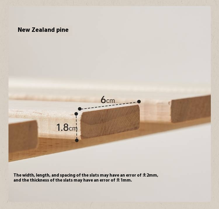 Poplar Solid Wood Bed – French Retro Design with Soft Fabric Upholstery