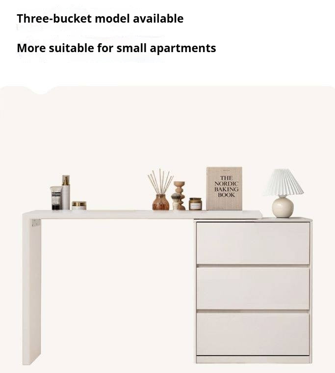 Poplar Solid Wood Makeup Table and Stretchable Vanity Table.