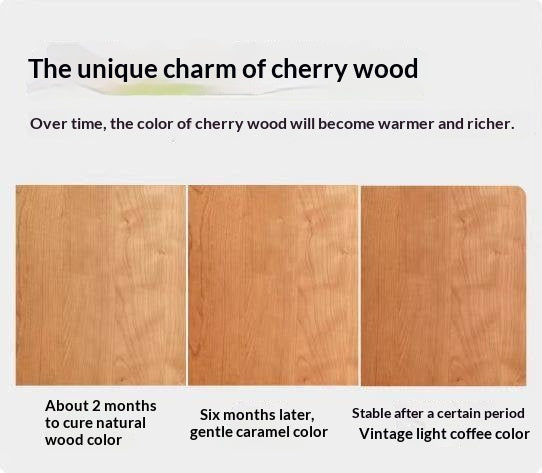 Cherry Solid Wood Pet-Shaped Cutting Board and Baby Food Plate